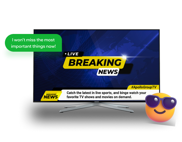Watch on laptop, phone and tablet